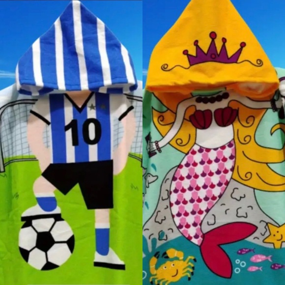 Other - Two poncho style kids towels bundle